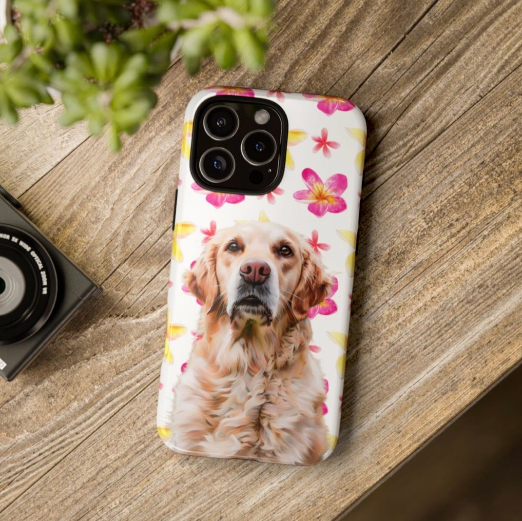 Personalised Pet Phone Case - Hibiscus Paradise