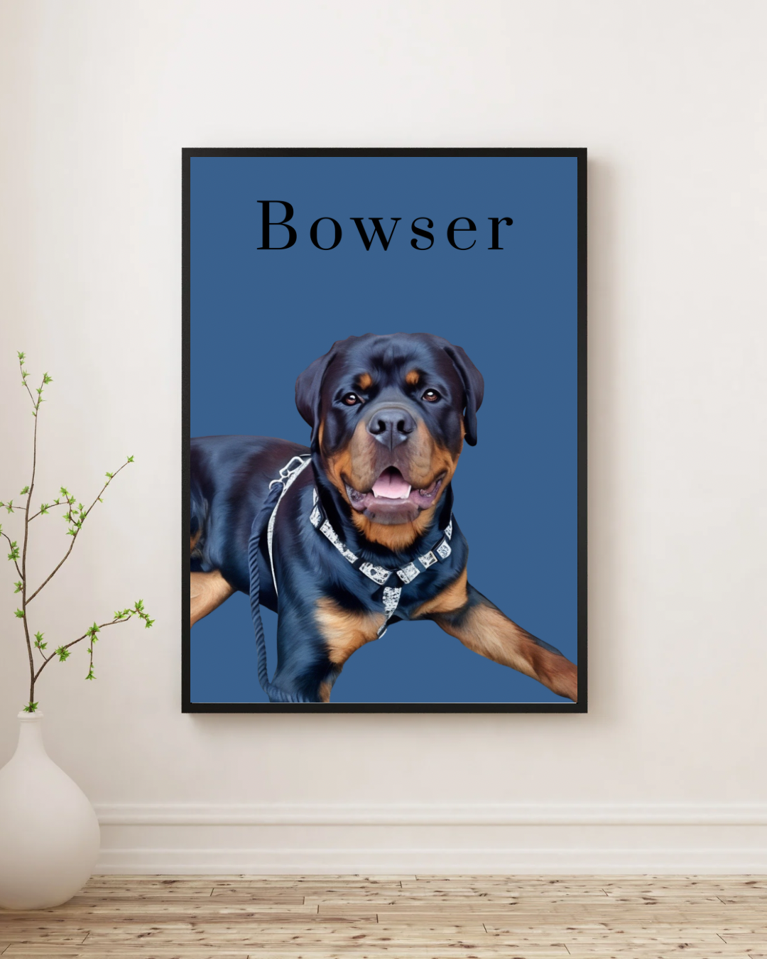 Personalised Pet Portrait - Midnight
