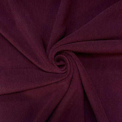 Handmade Polar Fleece Dog Snood - Wine