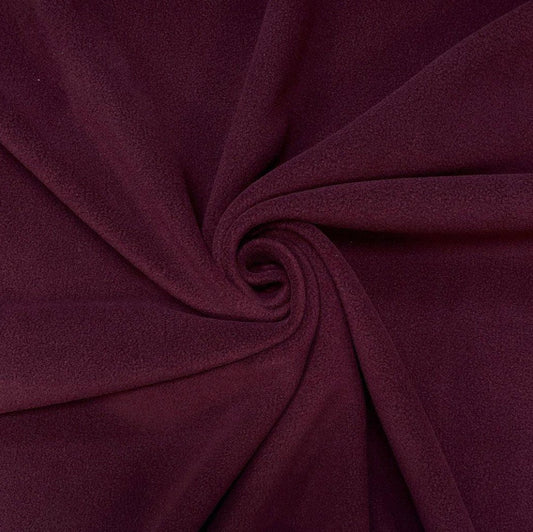 Handmade Polar Fleece Dog Snood - Wine