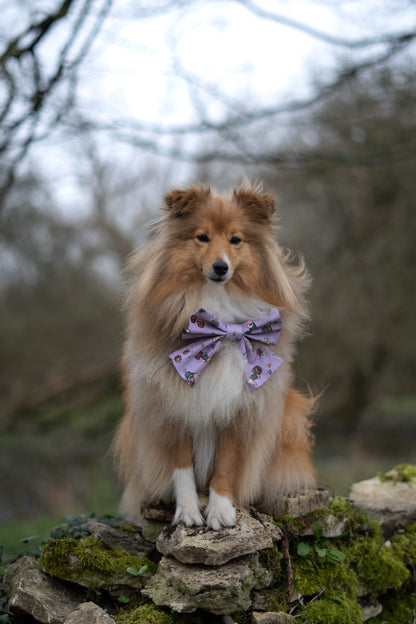 Piglet’s Little Flowers - Lilac - Sailor bow