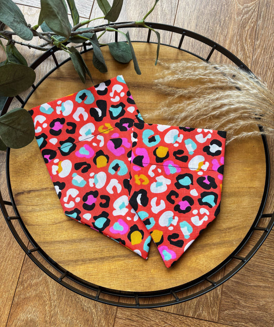Dog Bandana - Disco Leopard