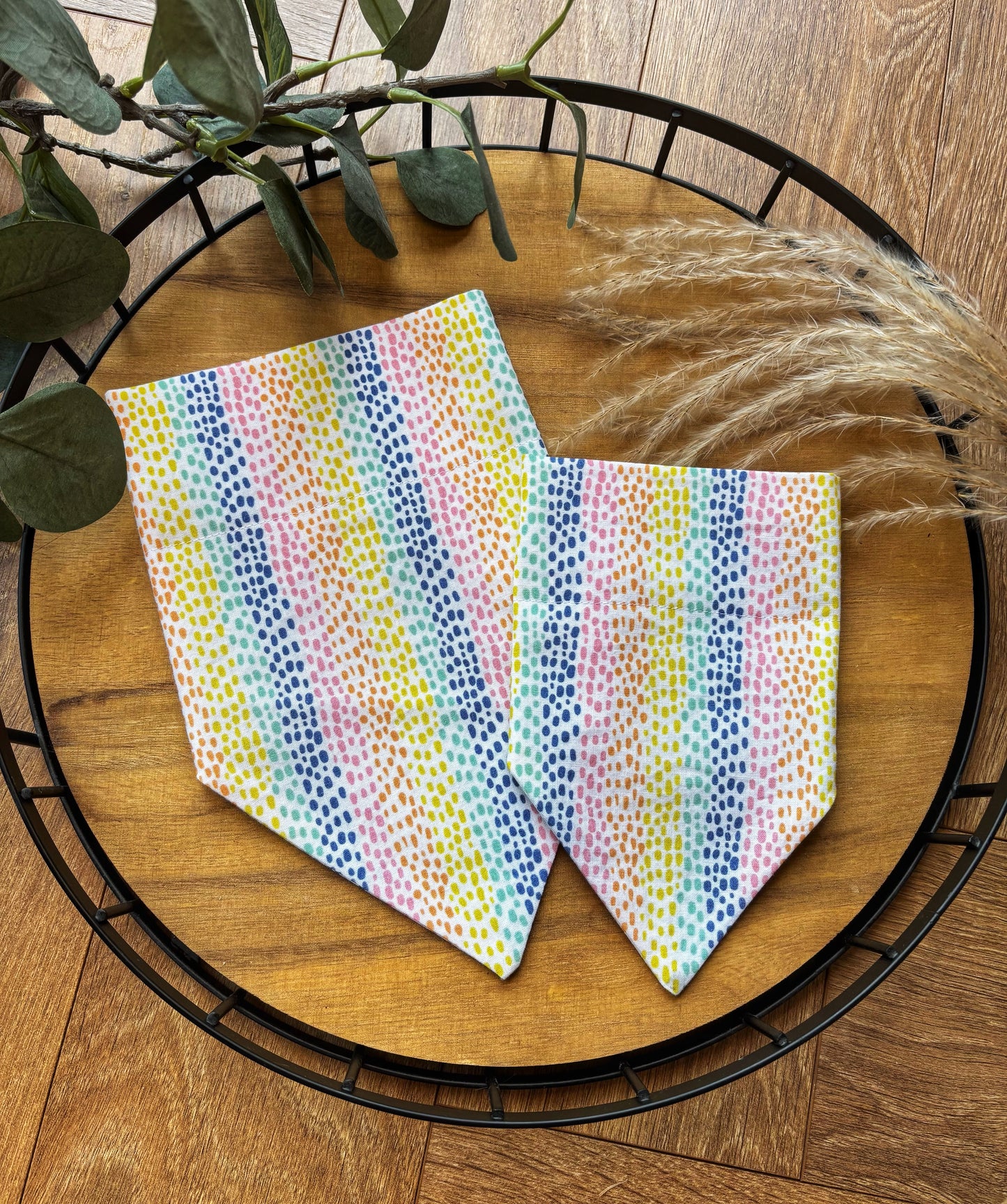 Dog Bandana - Rainbow Spot