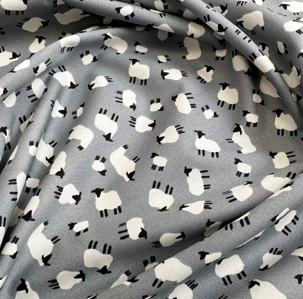 Little Lambs - Grey/Blue - Spring Edition