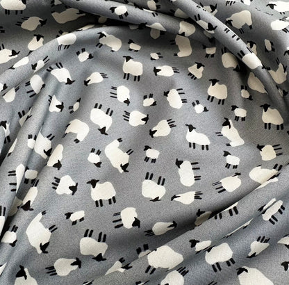 Little Lambs - Grey/Blue - Spring Edition