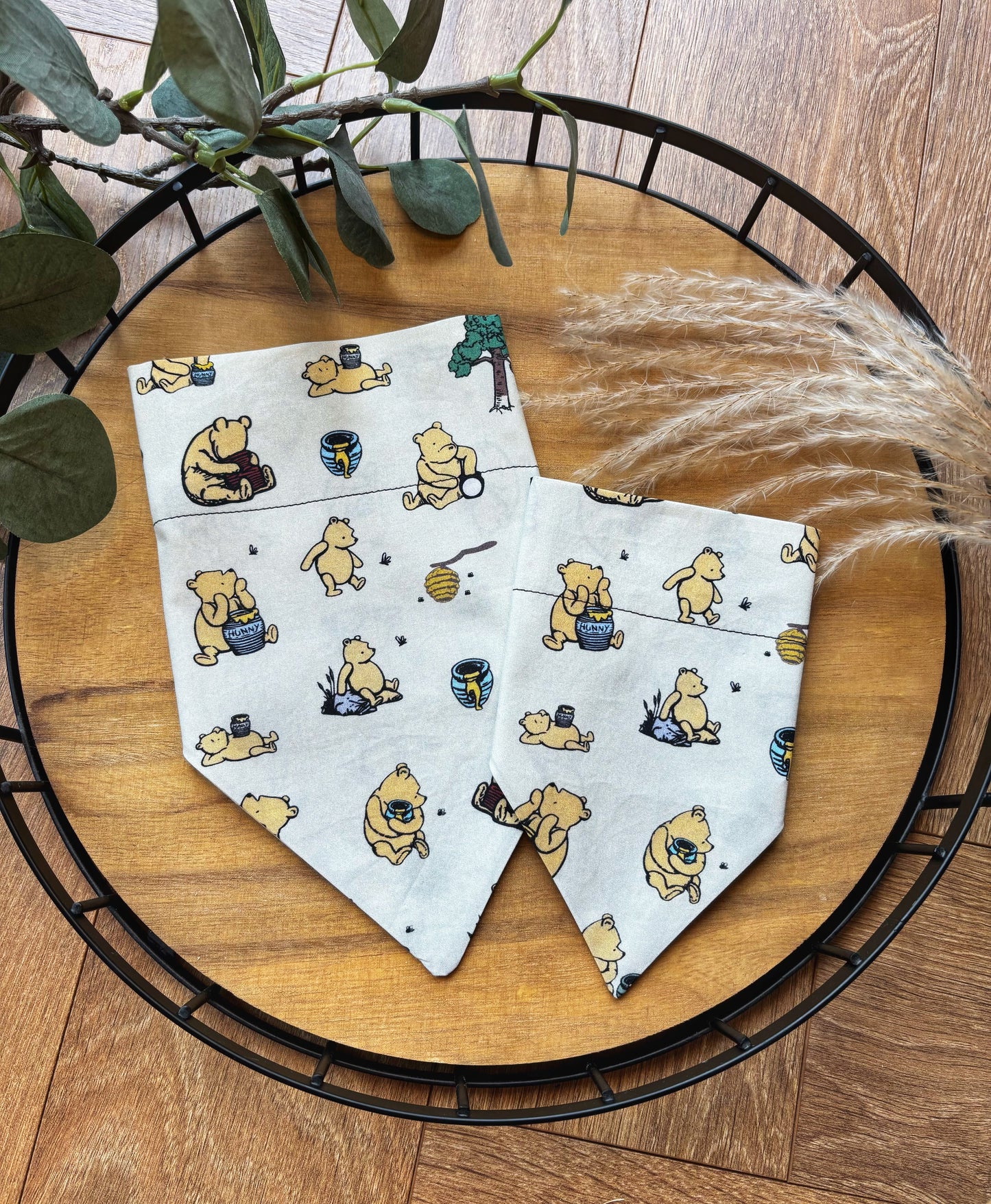 Dog Bandana - Pooh’s Hunny Hideaway - Beige