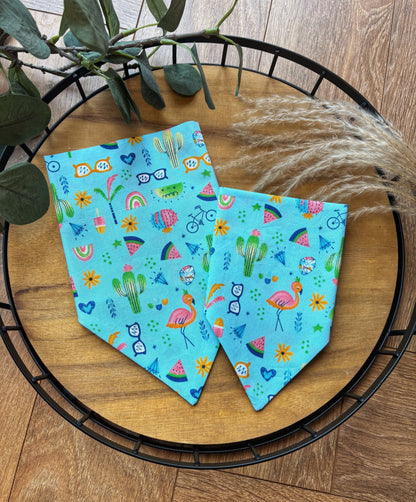 Dog Bandana - Beachy Blue Breezy