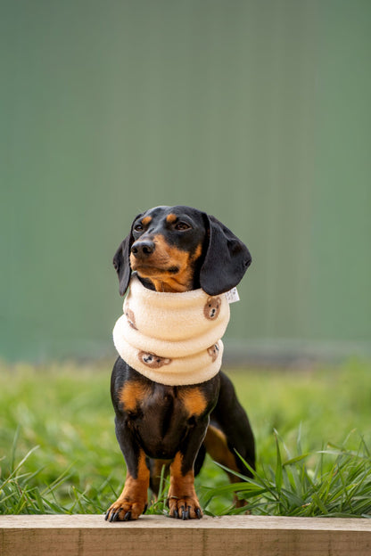 Handmade Fleece Dog Snood - Bear Necessities