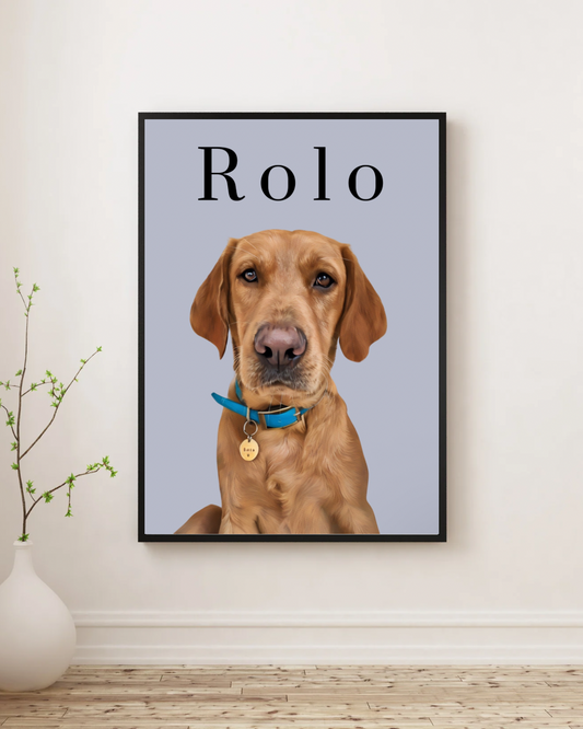Personalised Pet Portrait - Lavender