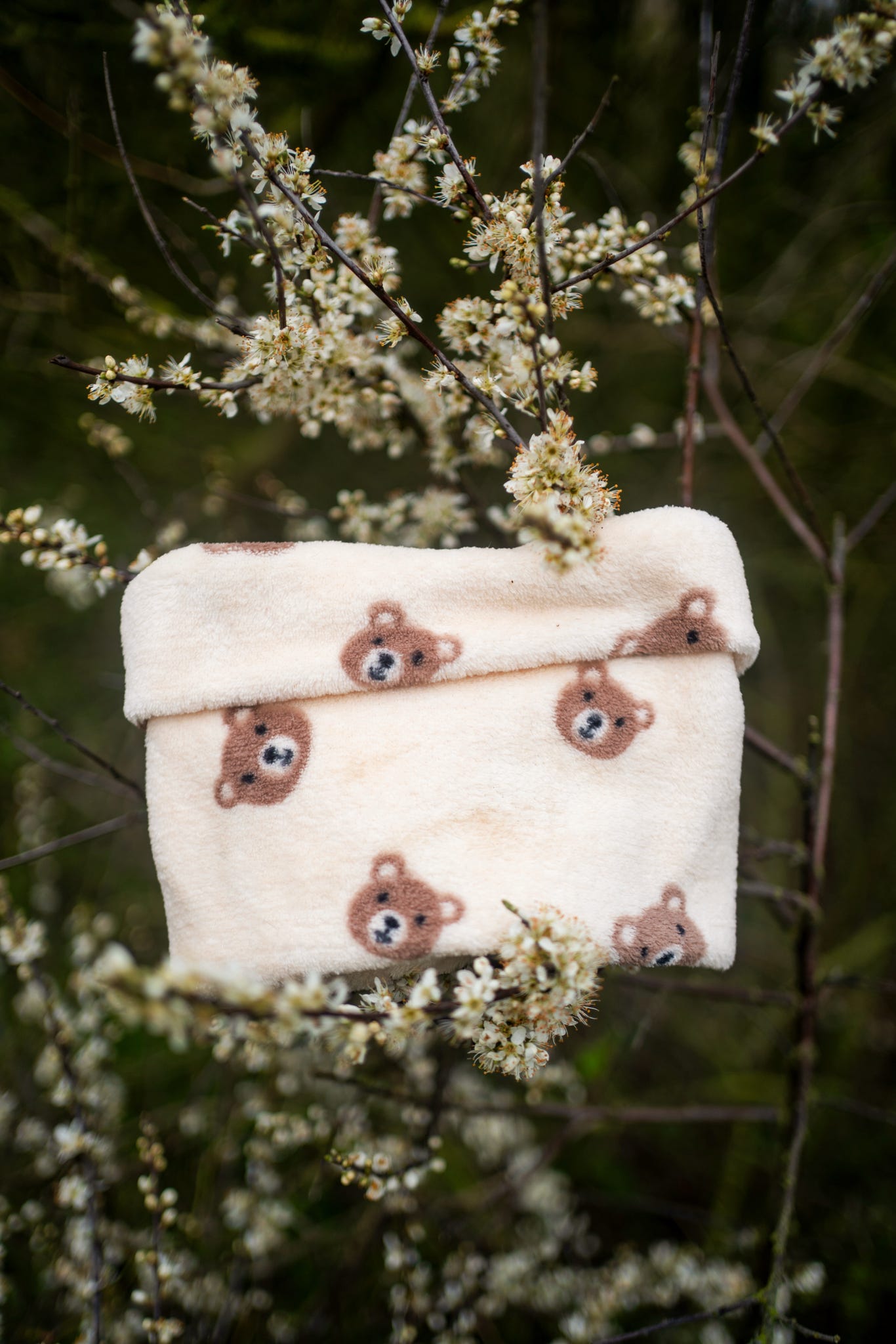 Handmade Fleece Dog Snood - Bear Necessities