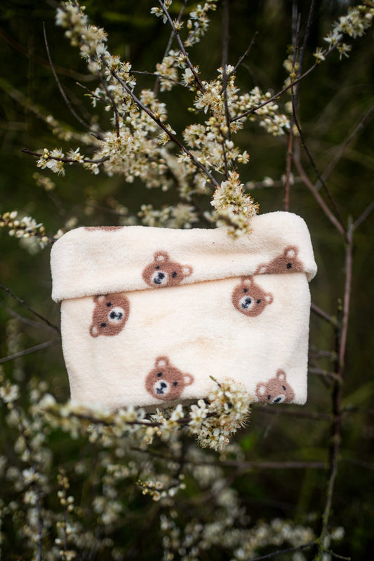 Handmade Fleece Dog Snood - Bear Necessities