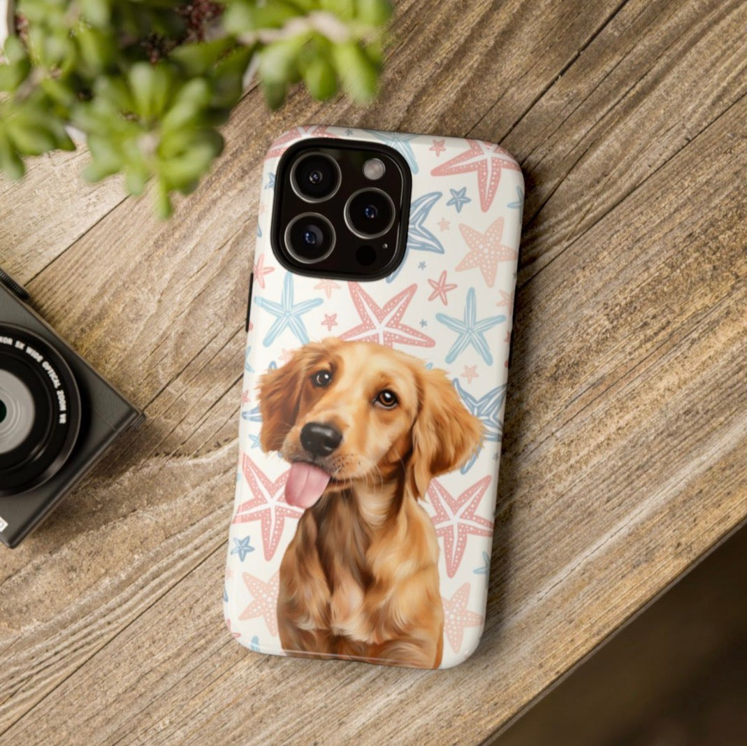 Personalised Pet Phone Case - Pastel Tide