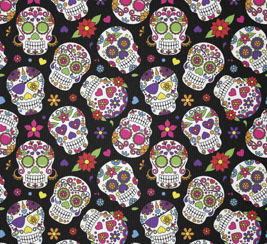 Dog Bandana - Groovy Skulls